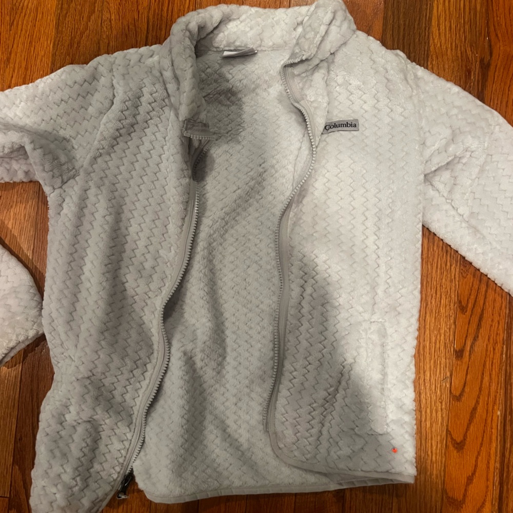 Columbia Light Gray Textured Jacket